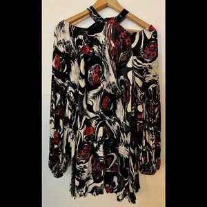 Free People for Urban Outfitters UK Mod mini dress 100% Rayon  fabric. Size S